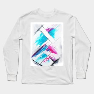 #2 Two bursts of blue Long Sleeve T-Shirt